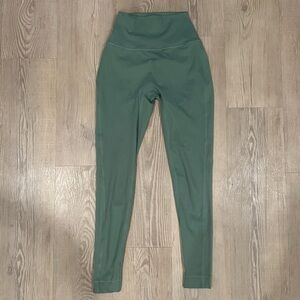 Set Active women’s luxform logo leggings size XS green blue athletic pants